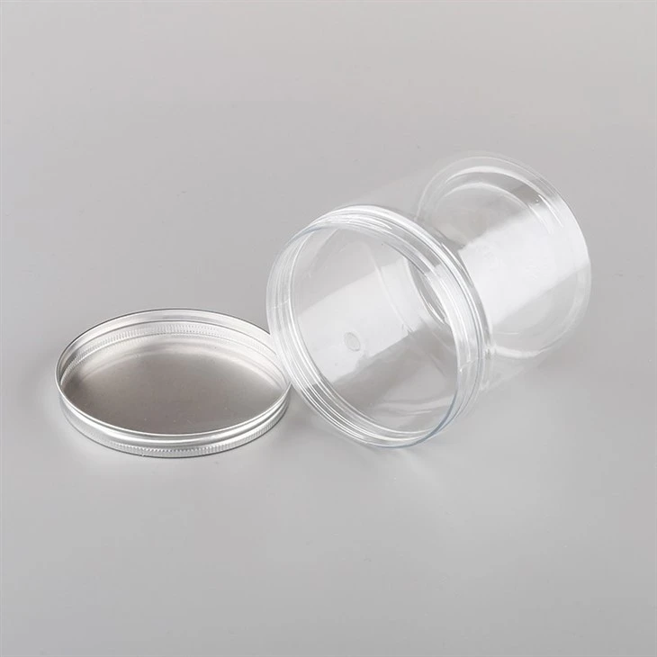 200g Plastic Clear Jars With Lids